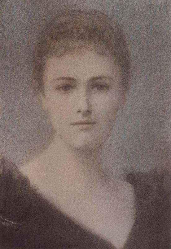 Fernand Khnopff Portrait of Princess Theodule de Grammont-croy china oil painting image